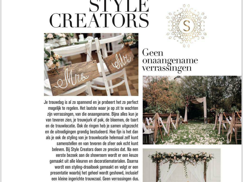 Bruiloftstyling met een WOW effect, Ophalen, Nieuw