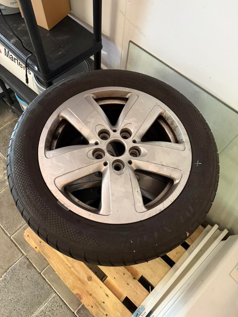 Banden met velgen mini cooper, Ophalen, 16 inch, 205 mm, Zomerbanden
