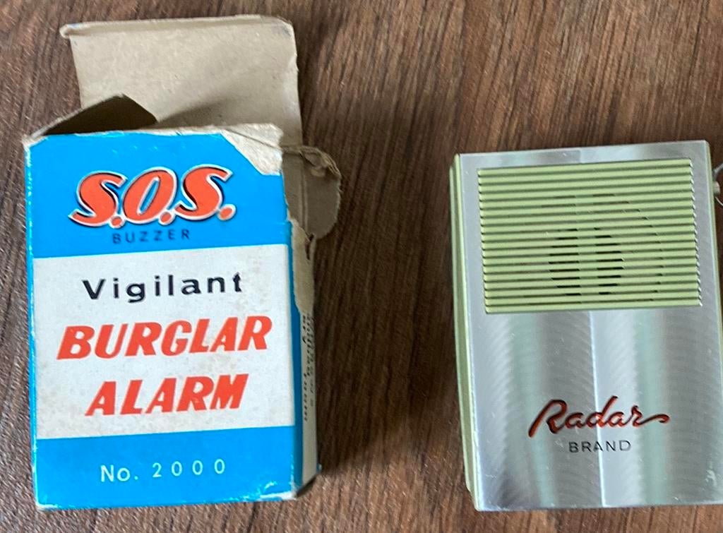 vintage SOS buzzer vigilant burglarm alarm, Ophalen of Verzenden
