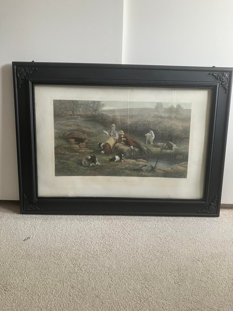 Mooie schilderij, Ophalen