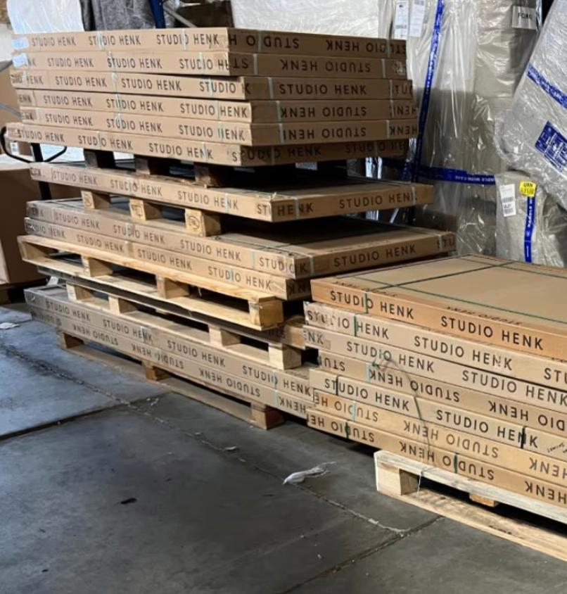 Studio Henk Eettafel rechthoek 200 cm Zwart HPL | €2609, nu, Huis en Inrichting, Tafels | Eettafels, Studio Henk, Studio Henk