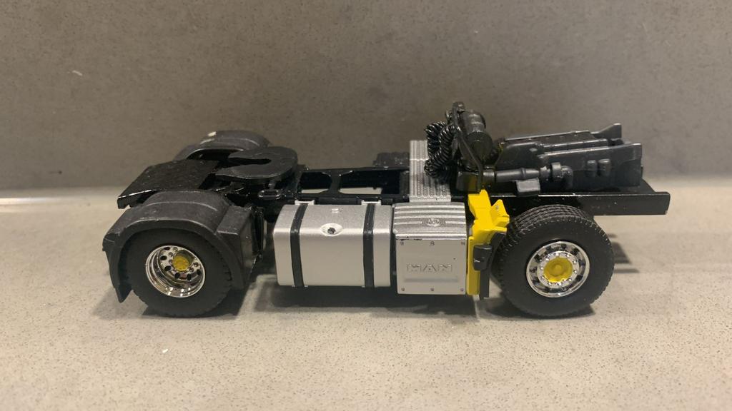 Tekno MAN chassis onderstel, Hobby en Vrije tijd, Ophalen of Verzenden, Zo goed als nieuw, Bus of Vrachtwagen, Tekno