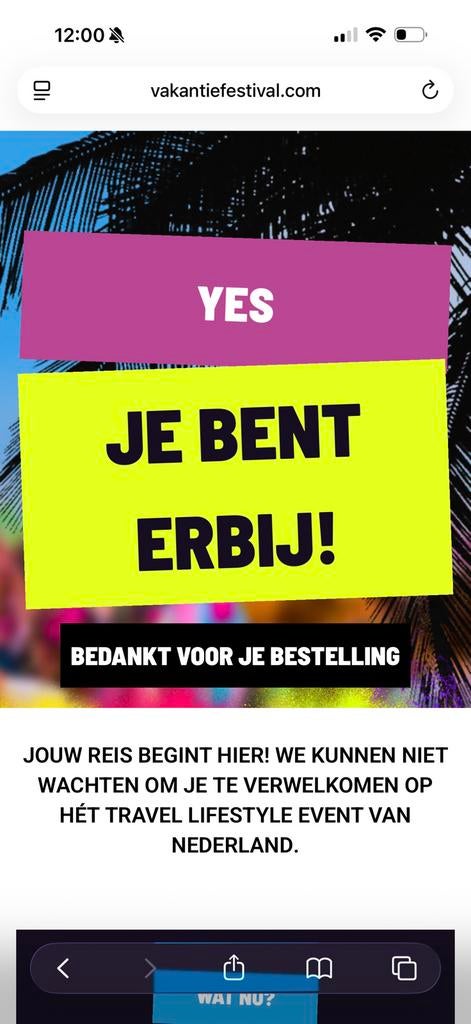 Festival tickets!!, Twee personen