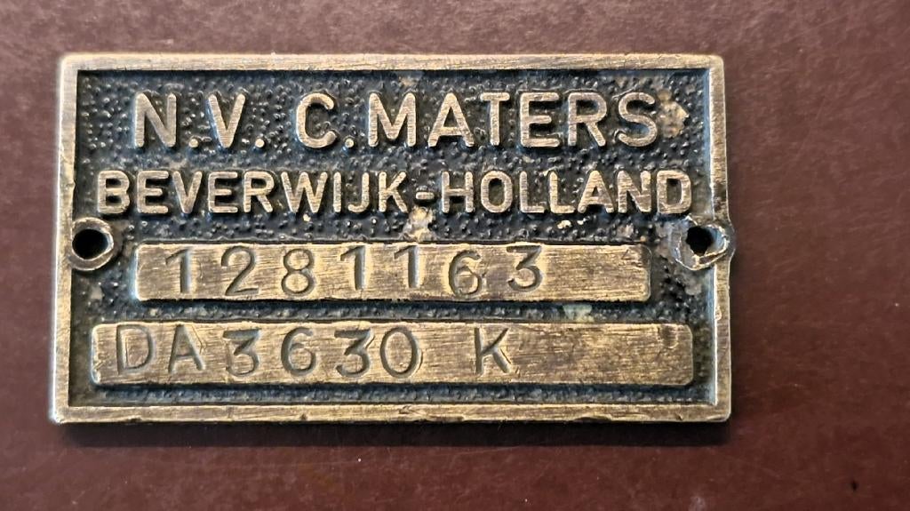 BRONZEN PLAATJE  VOOR VERZAMELAARS, Verzenden, Gebruikt