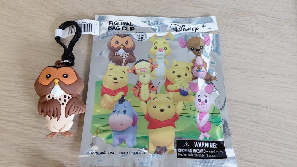 Disney figural bag clip uil, Ophalen of Verzenden, Zo goed als nieuw