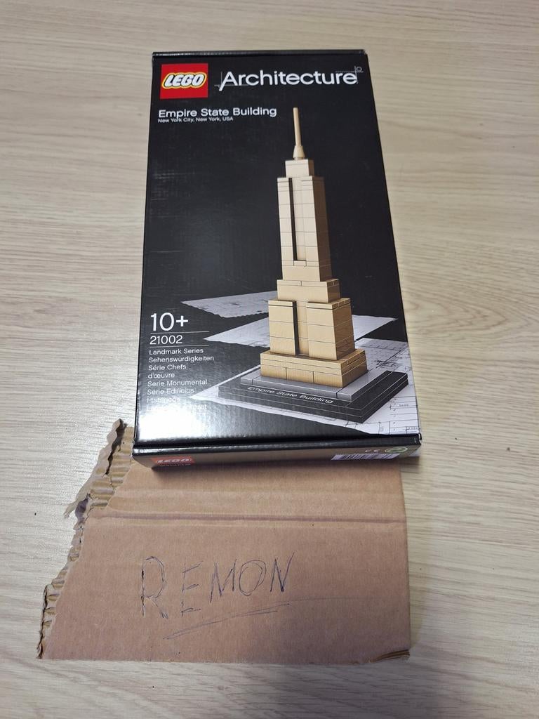 LEGO Architecture 21002 Empire State Building - Compleet, Ophalen of Verzenden, Zo goed als nieuw, Complete set, Lego