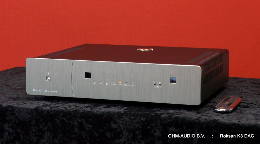 Roksan K3 DAC, Antraciet, PCM 24bit/192kHz en DSD, Occasion, Audio, Tv en Foto, Ophalen of Verzenden, Zo goed als nieuw