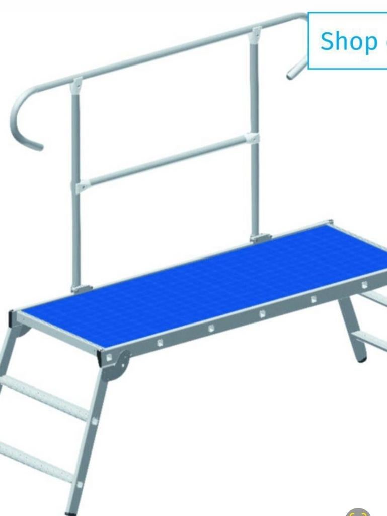 Compacte rolsteiger / kamersteiger - Nieuwstaat, Ophalen of Verzenden, Zo goed als nieuw, Rolsteiger of Kamersteiger, Minder dan 2 meter