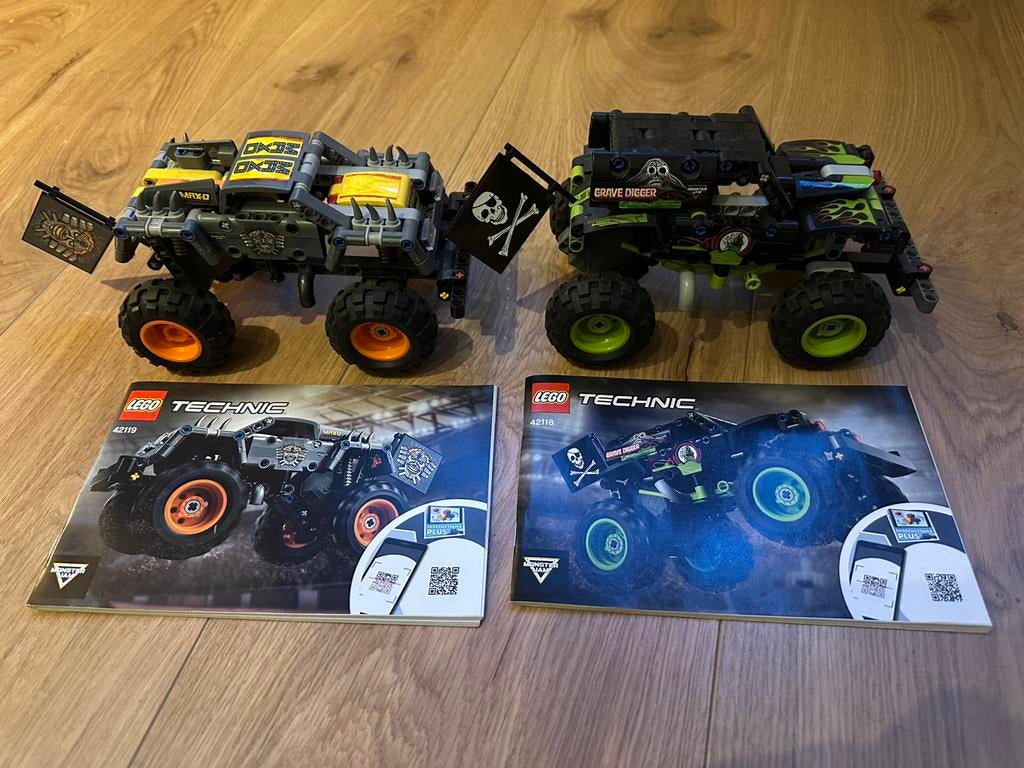 2 Lego technic auto’s 42119 en 42118, Kinderen en Baby's, Speelgoed | Duplo en Lego, Ophalen, Zo goed als nieuw, Complete set