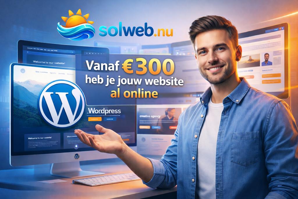 Professionele WordPress website vanaf €300 – Snelle levering, Diensten en Vakmensen, Webdesigners en Hosting, Webdesign, Website Bouw