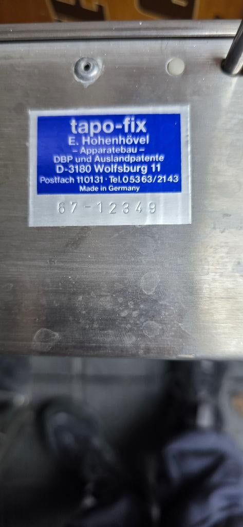 Tapofix behangautomaat, Ophalen, Gebruikt, Overige typen