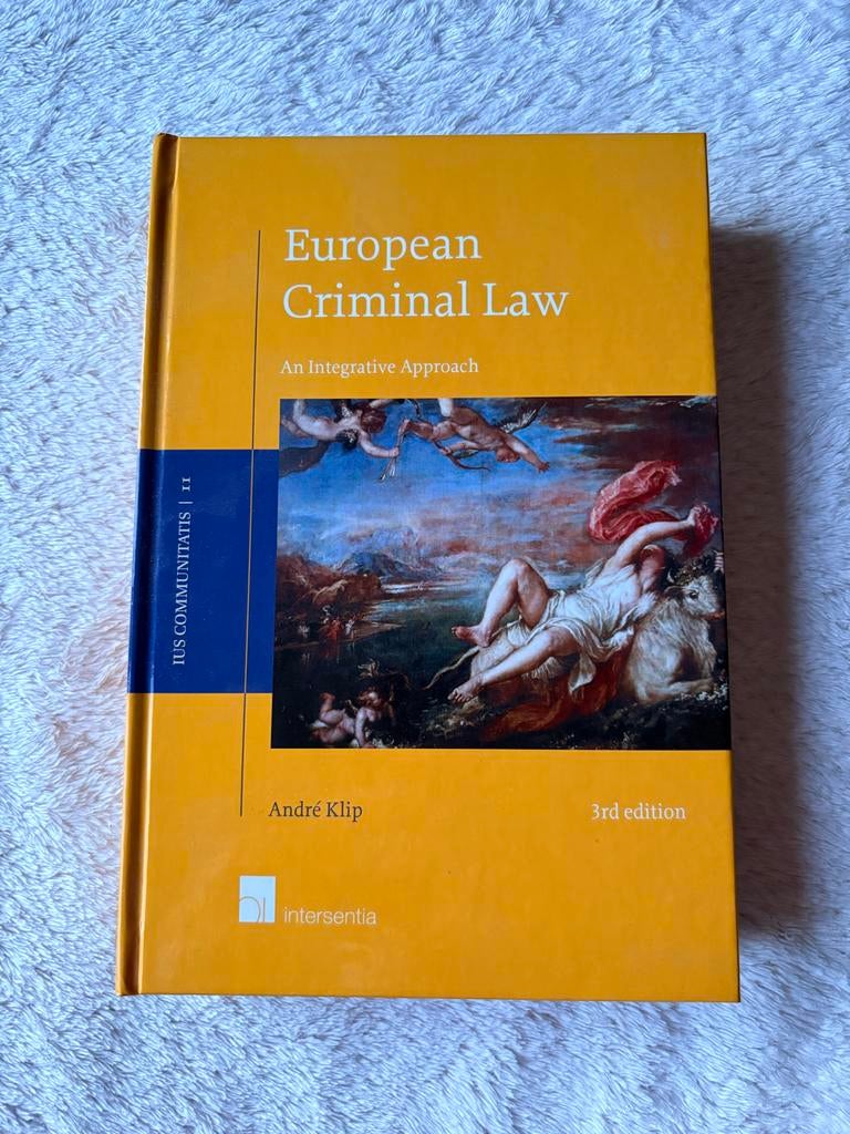 European Criminal Law - André Klip, Boeken, Ophalen of Verzenden, Alpha, Zo goed als nieuw, HBO