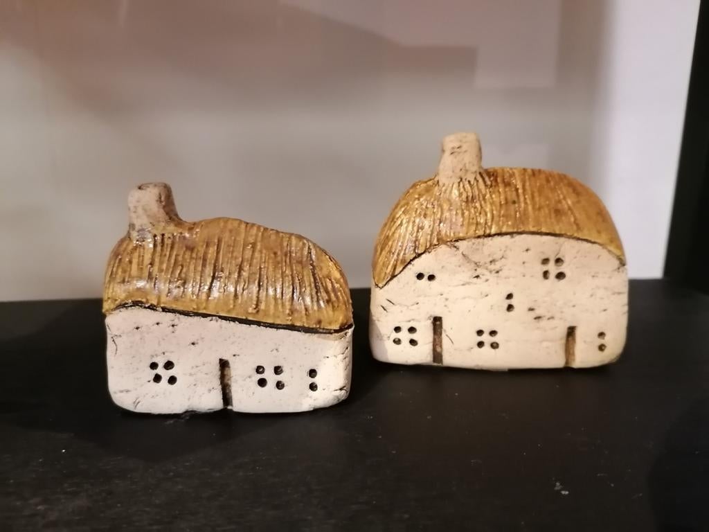 Minicottages, handgemaakt keramiek, Ophalen of Verzenden, Nieuw