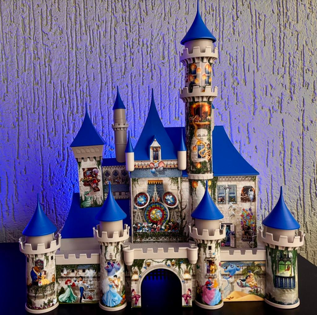 3D Puzzel 216 stukken – Disney Classics – Disney Kasteel, Eén persoon, Overige typen