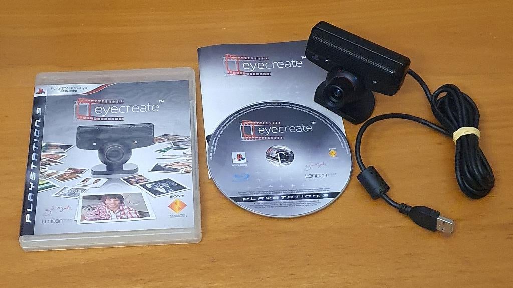PS3 | Sony Eye Camera met EyeCreate, Spelcomputers en Games, Games | Sony PlayStation 3, Gebruikt, Sport, 3 spelers of meer, Vanaf 3 jaar