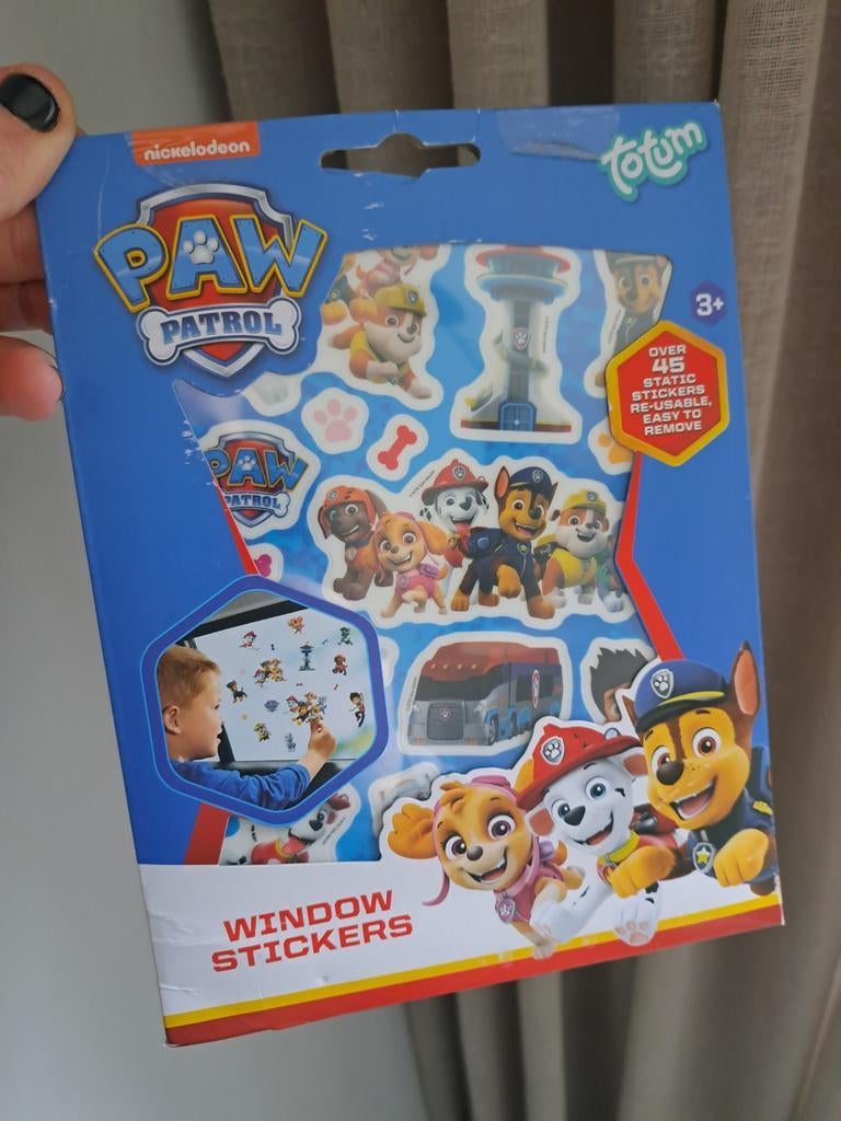 Paw patrol raam stickers, Ophalen of Verzenden, Nieuw