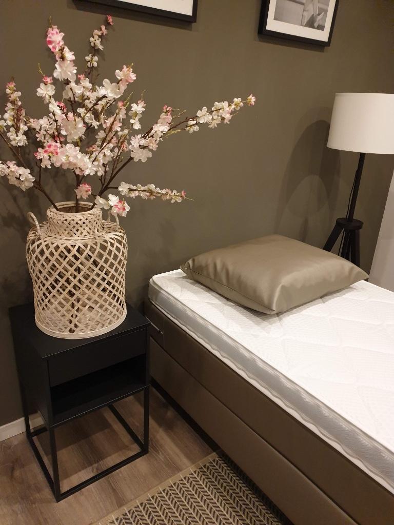 Hotel Boxspring Verona 1 Pers. Dreambedden, Ophalen of Verzenden, Nieuw, Eenpersoons