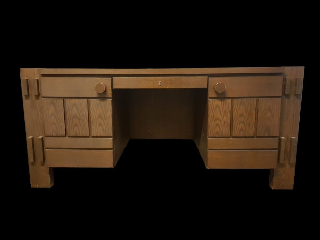 Brutalistisch bureau # Giovanni Michelucci # Poltronova 60s, Ophalen of Verzenden, Gebruikt