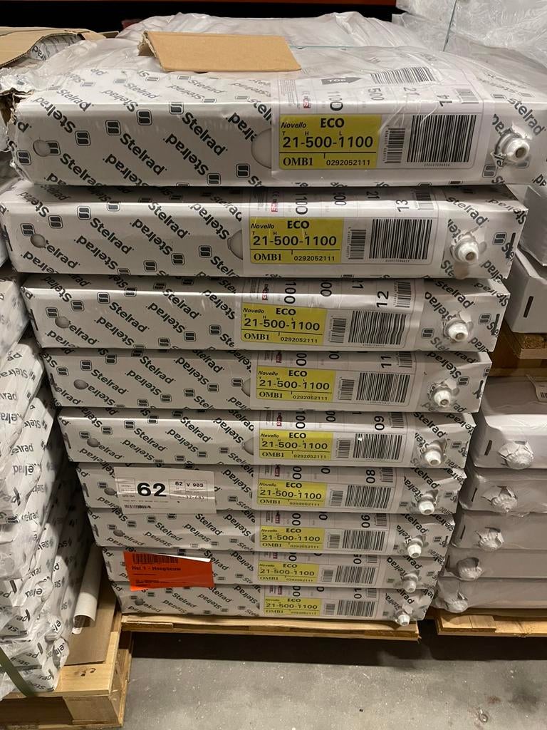 Stelrad novelo eco radiator 40x240 50x220 60x220 t21 €150, Radiator, Nieuw, Minder dan 60 cm, Ophalen of Verzenden