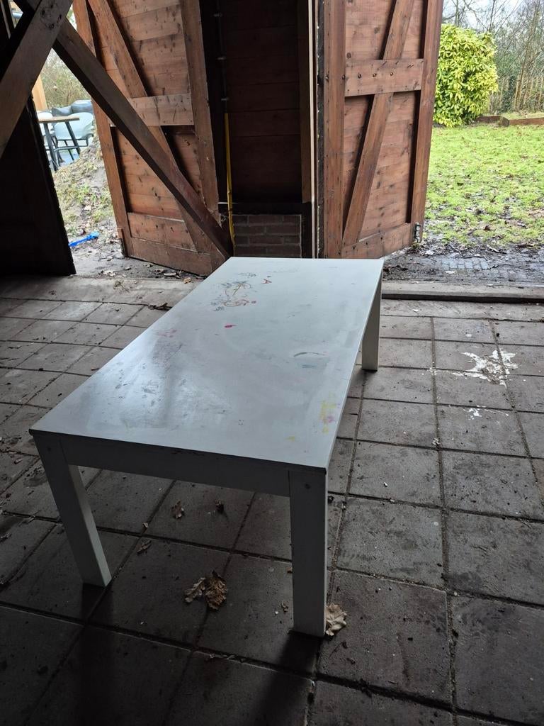 Kinder knutseltafel, Huis en Inrichting, Tafels | Eettafels, Ophalen, Overige materialen, Gebruikt, 100 tot 150 cm
