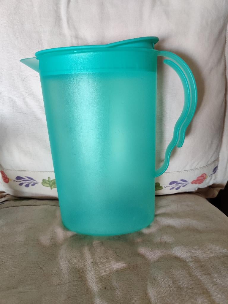 1 schenkkan 1 liter, Tupperware, Ophalen of Verzenden, Gebruikt, Groen, Beker of Kan