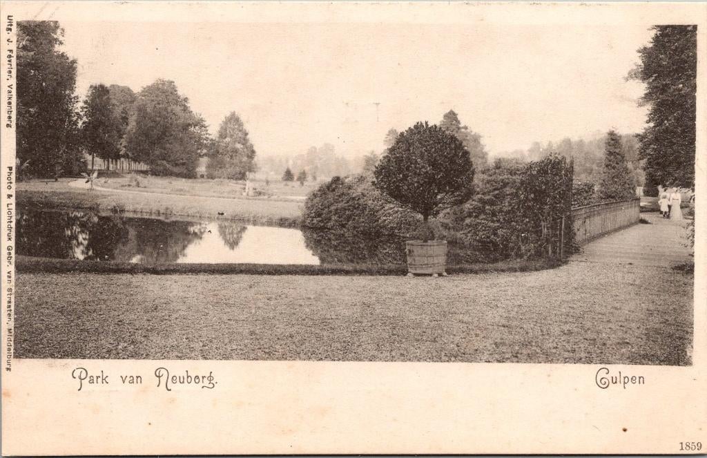 Gulpen - Park van Neuborg, Ophalen of Verzenden, Voor 1920, Ongelopen, Limburg