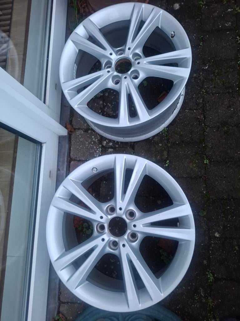 2x 17 inch lichtmetalen velgen, Auto-onderdelen, Banden en Velgen, Ophalen of Verzenden, Gebruikt, 17 inch, Velg(en)