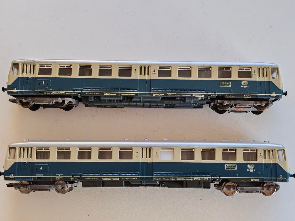 Modeltrein Ho lima fraai dubbel DB treinstel, Ophalen of Verzenden, Gelijkstroom, Treinset, Lima