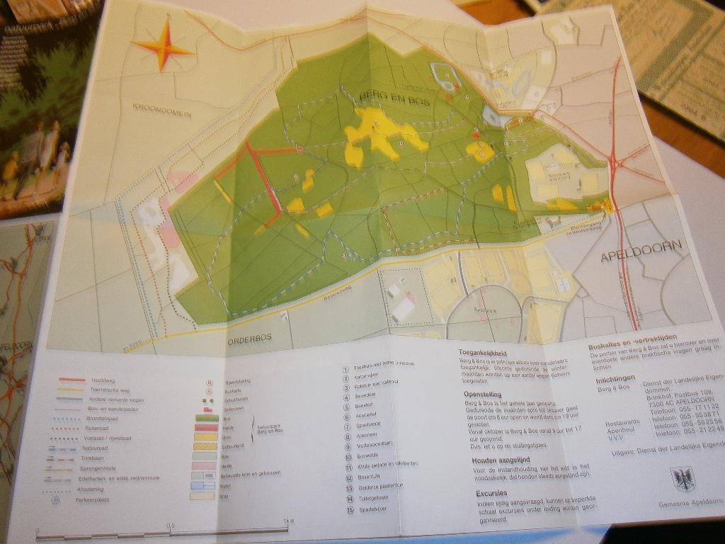 Natuurpark Berg en Bos, folder, Ophalen of Verzenden, Zo goed als nieuw, Overige onderwerpen