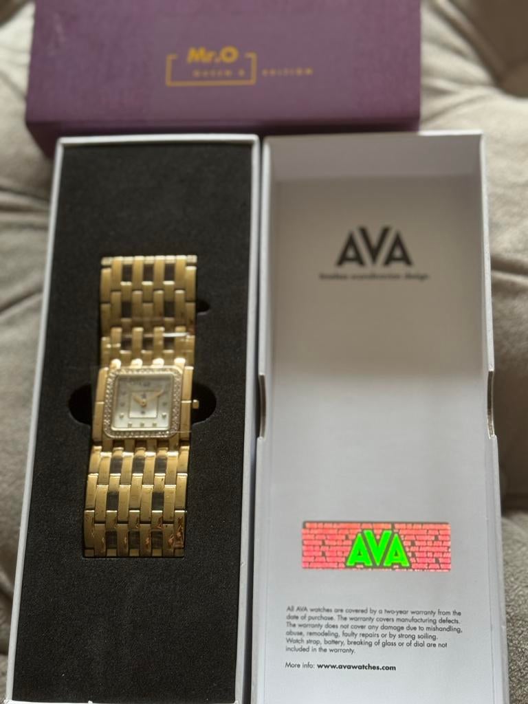 Mr O by AVA Queen by gold new /orgineel!!!!, Sieraden, Tassen en Uiterlijk, Horloges | Dames, Nieuw, Overige merken, Ophalen of Verzenden