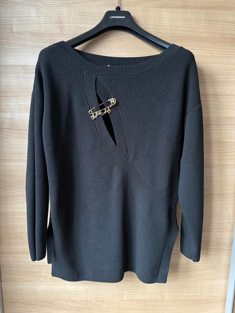 Elisabetta Franchi trui IT48, Ophalen of Verzenden, Zo goed als nieuw, Maat 42/44 (L), Zwart