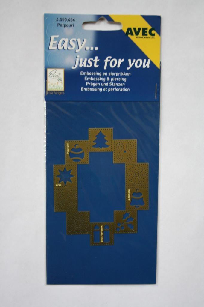 Erica embossing prikmal potpouri, Ophalen of Verzenden, Nieuw, Overige thema's, Pons of Mal