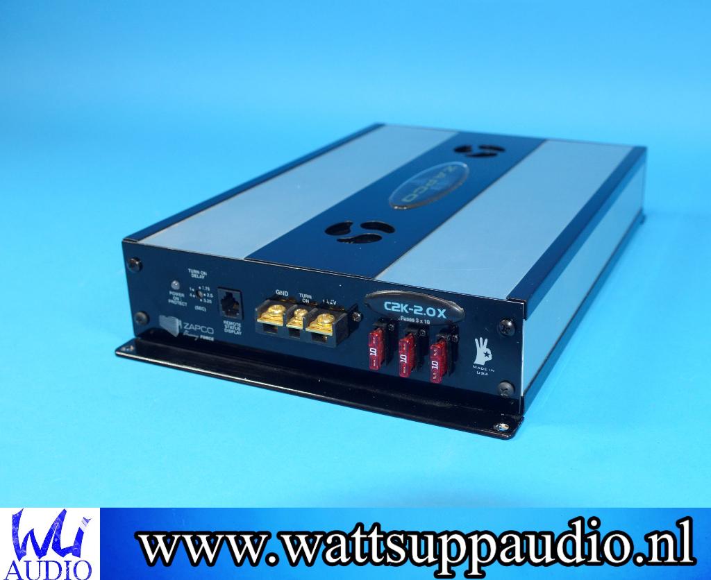 ZAPCO C2K-2.0X 2 kanaal / mono versterker Hi-end, Auto diversen, Autospeakers, Gebruikt, ., Ophalen of Verzenden, .