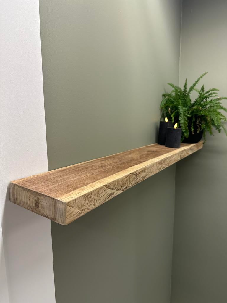 Wandplank Teak MEGA AANBIEDING!, Doe-het-zelf en Verbouw, Hout en Planken, Ophalen, Minder dan 25 mm, Zo goed als nieuw, Plank