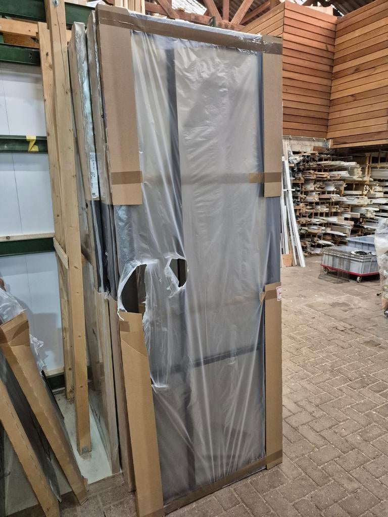 88x231,5cm binnendeur stomp Staal look d. Brons SD6, 80 tot 100 cm, ., Binnendeur, Nieuw