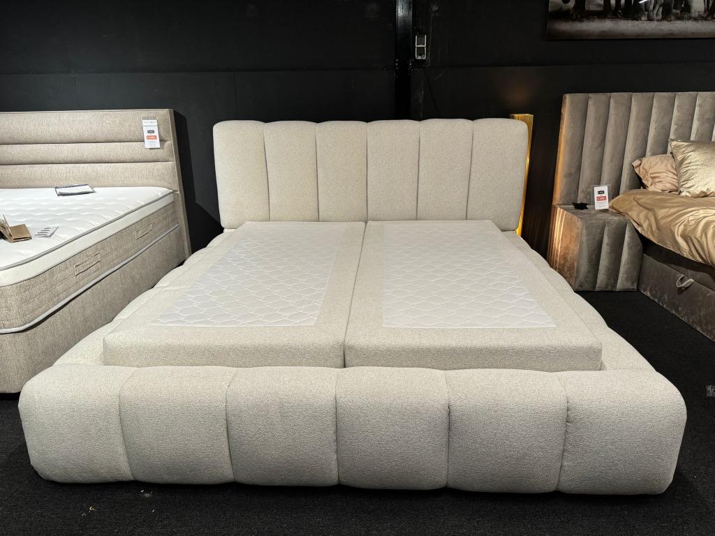 Direct ophalen | Luxe Boxsprings Met Opbergruimte  Utrecht, Huis en Inrichting, Slaapkamer | Boxsprings, Ophalen, 200 cm, Grijs