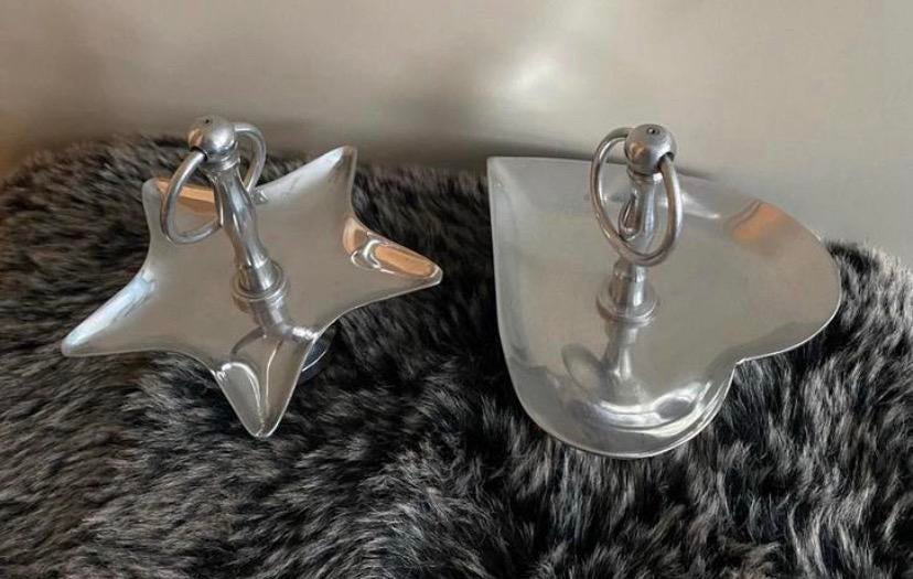 Riverdale decoratie schaaltjes / bonbon Hart / ster, Verzenden, Zo goed als nieuw, Rond, Overige materialen