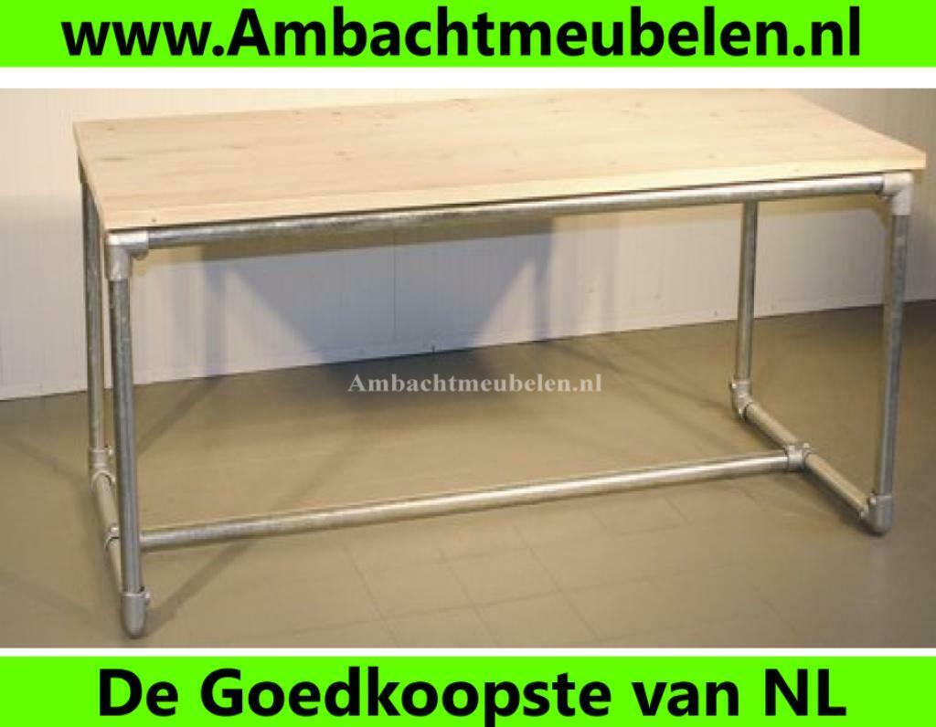 steigerhout STEIGERBUIS Tafel Vergadertafel Eettafel ACTIE!!, Huis en Inrichting, Tafels | Eettafels, Ophalen, Nieuw