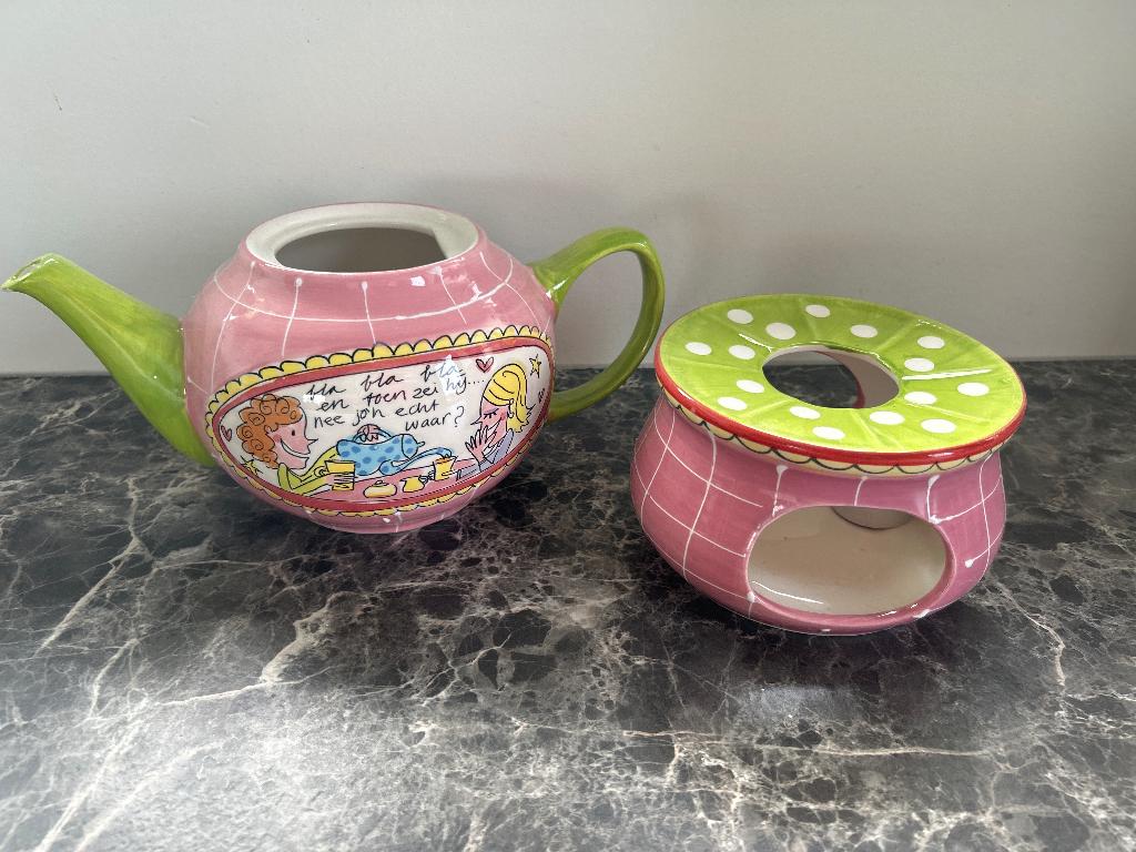 Blond theepot en theelicht, Ophalen, Blond Amsterdam, Overige typen, Zo goed als nieuw