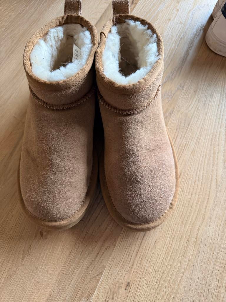 “Uggs” van het merk Mexx, maat 38, Beige, Overige typen, Ophalen of Verzenden, Zo goed als nieuw