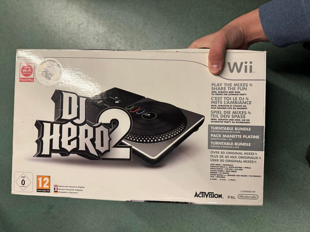 DJ Hero 2 Wii - Turntable Bundle, Muziek, Gebruikt, ., 1 speler