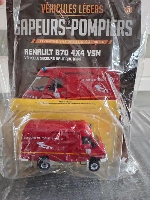 Brandweerduikers Renault B70 1/43 Nieuw, Hobby en Vrije tijd, Modelauto's | 1:43, Ophalen of Verzenden, Nieuw, Auto, Overige merken