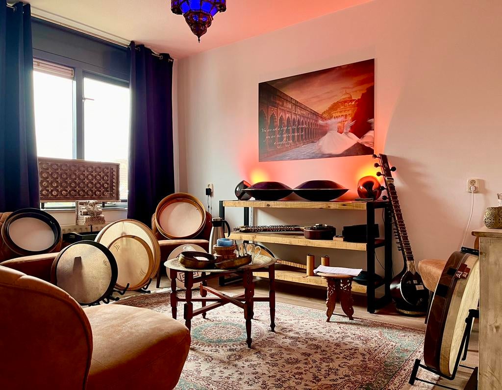 Prive RAV Vast Drum & RAV Moon Workshop. 3 uur les, Ophalen, Gebruikt, Melodische percussie