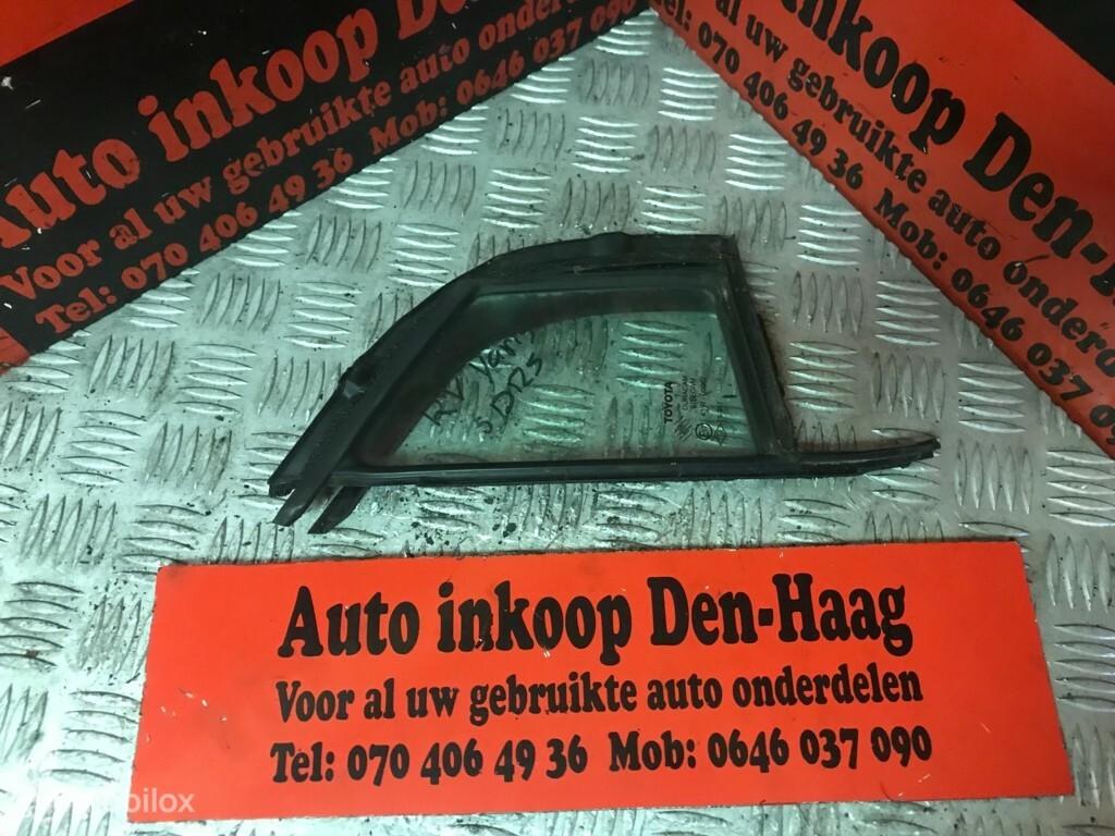 Toyota Yaris P9 ('05-'11) Zijruit Driehoekruit Rechtsvoor, Auto-onderdelen, Ruiten en Toebehoren, Toyota, Gebruikt, Ophalen of Verzenden