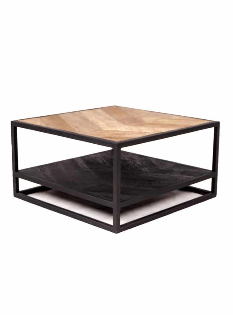 OMG salontafel ROF015 l Whoon l Room108 l van €389 voor €95, Ophalen, 50 tot 100 cm, Teakhout, Vierkant