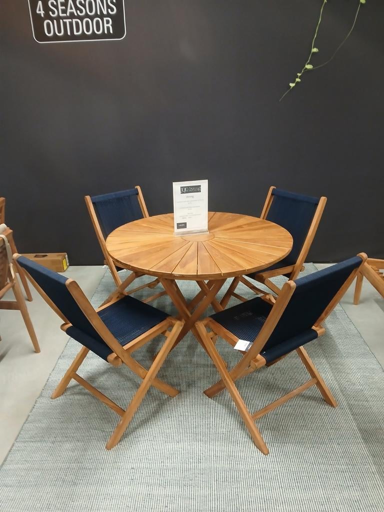 Teak set, Tuin en Terras, Tuinsets en Loungesets, Jojo, Teakhout, Ophalen of Verzenden, Zo goed als nieuw