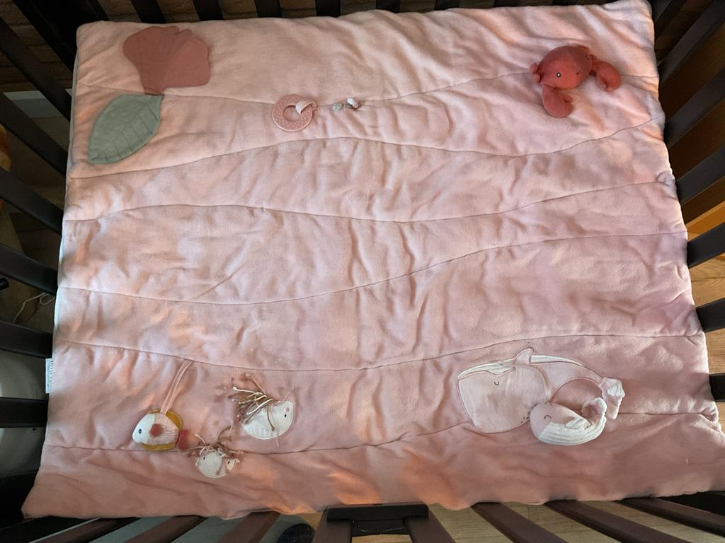 Little Dutch ocean boxkleed rose, Ophalen of Verzenden, Gebruikt, Rechthoekig, Boxkleed