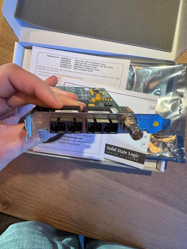 SSL MadiXtreme 128 - Audio Interface pci Kaart, Computers en Software, Geluidskaarten, Ophalen of Verzenden, Zo goed als nieuw