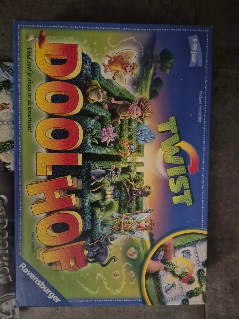 Het Doolhof - Compleet, Hobby en Vrije tijd, Gezelschapsspellen | Bordspellen, Een of twee spelers, Ophalen of Verzenden, Gebruikt