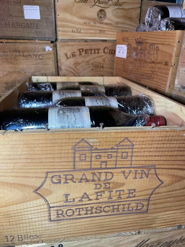 Lafite Rothschild Pauillac 1er Grand Cru Classe., Verzamelen, Frankrijk, Ophalen of Verzenden, Zo goed als nieuw, Rode wijn